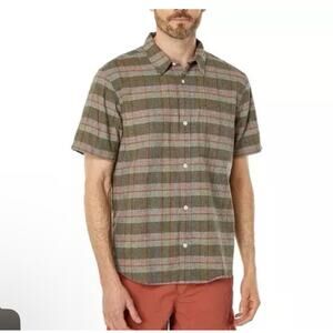 Madewell Hemp-Cotton Easy Short-Sleeve Shirt Landscape Green Size‎ S Gorpcore